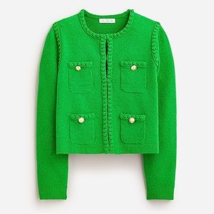 J. Crew Green Women's Cardigan Sweater